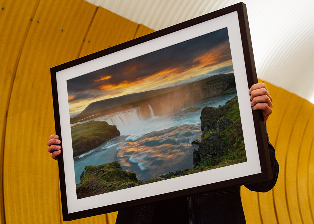 Der Wasserfall Goðafoss