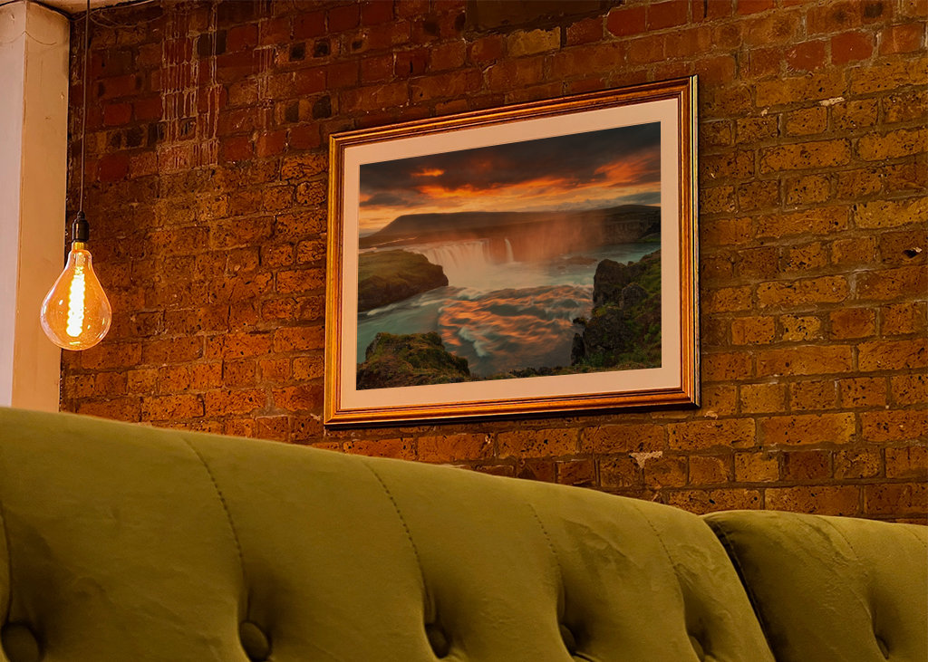 Der Wasserfall Goðafoss