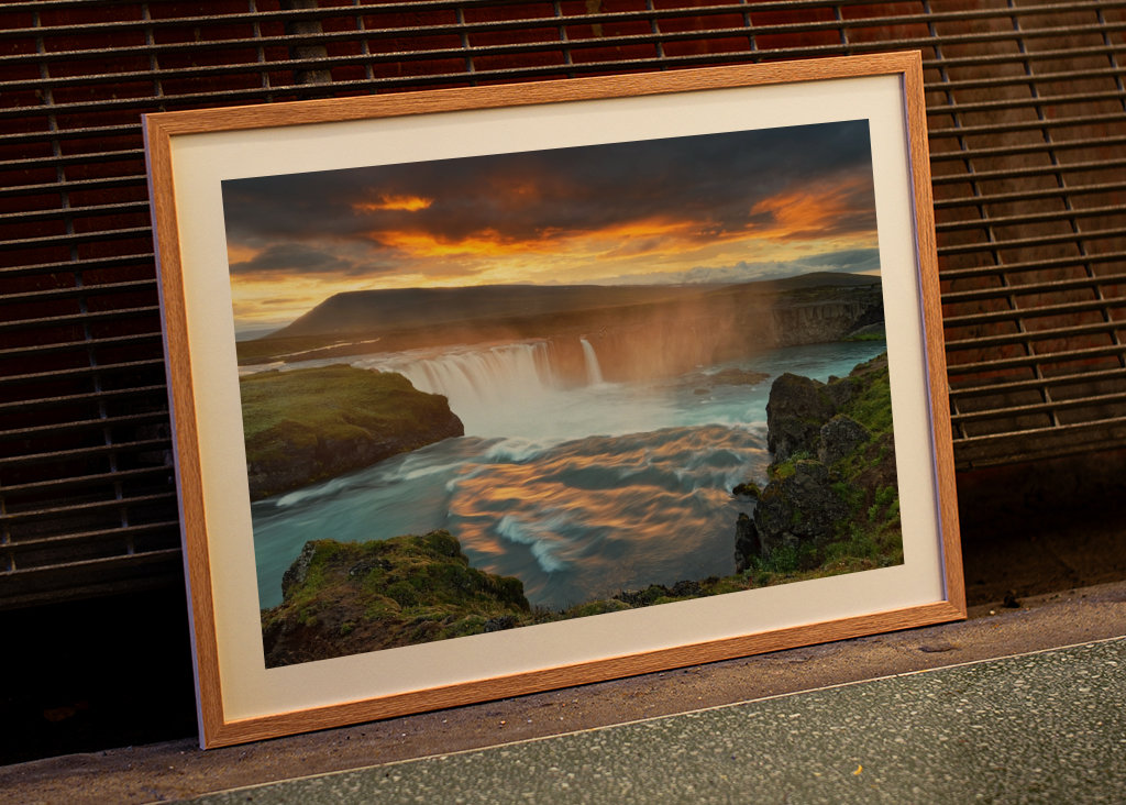 Der Wasserfall Goðafoss