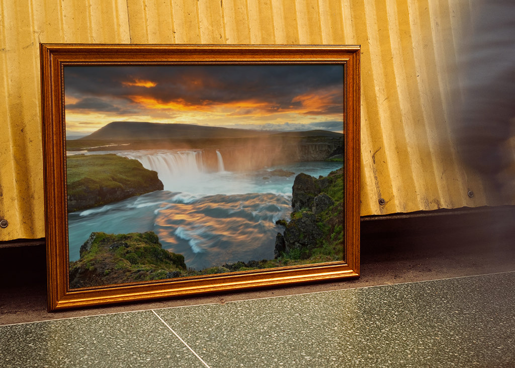 Der Wasserfall Goðafoss