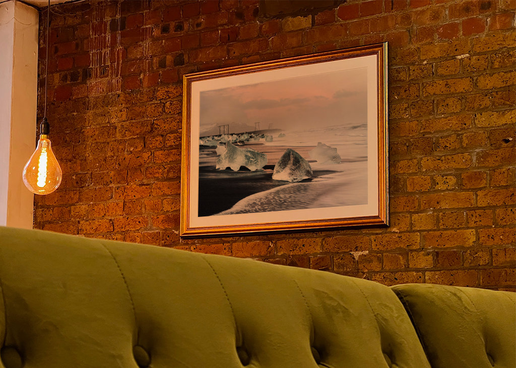 Morgenlicht am Eisstrand