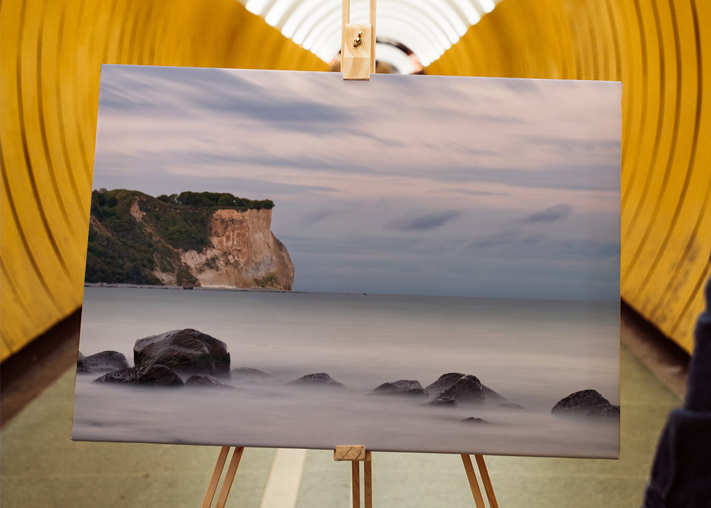 Abendlicht am Steilufer