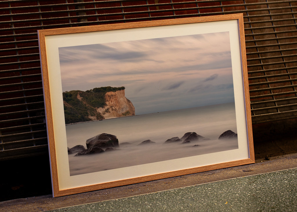 Abendlicht am Steilufer