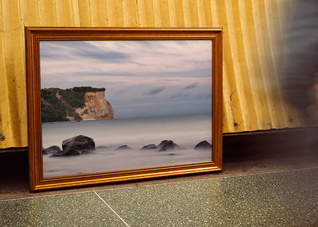 Abendlicht am Steilufer