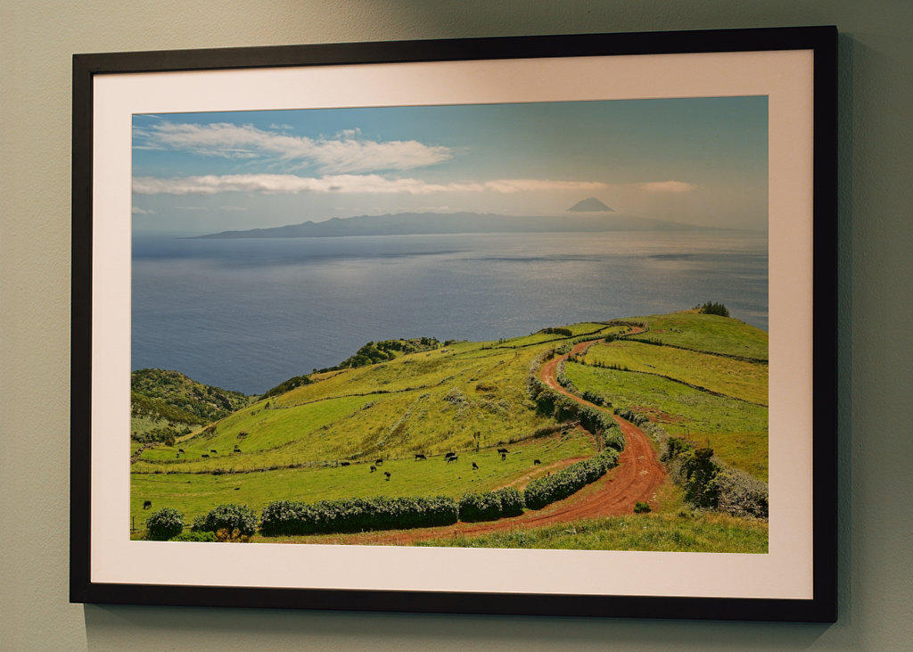 Azoren - Blick zum Vulkan Pico