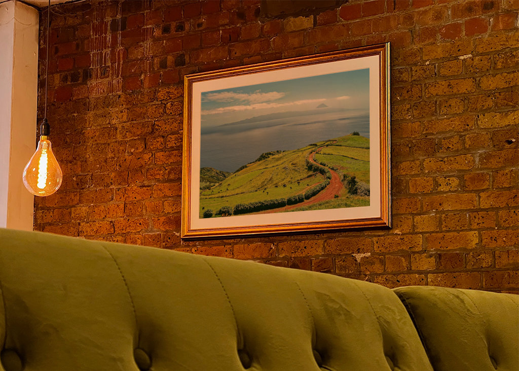 Azoren - Blick zum Vulkan Pico