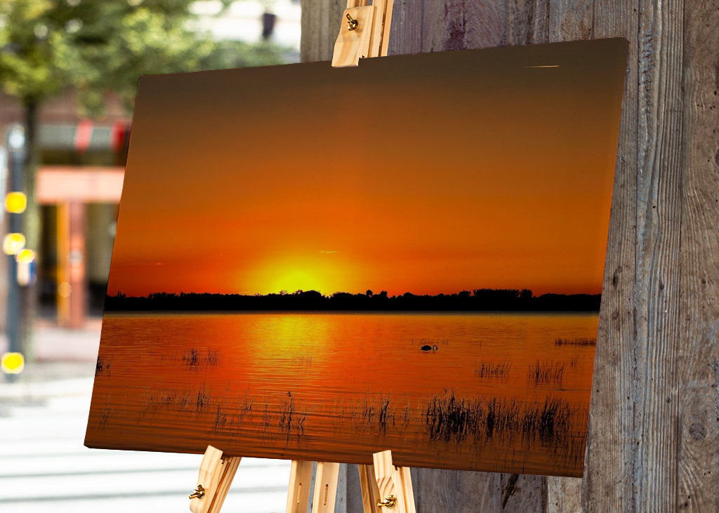 Zonsondergang Meer van Schwerin