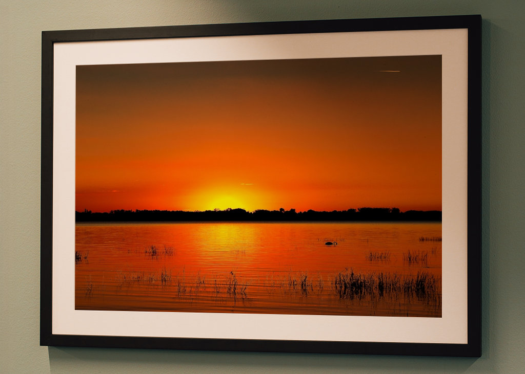 Zonsondergang Meer van Schwerin