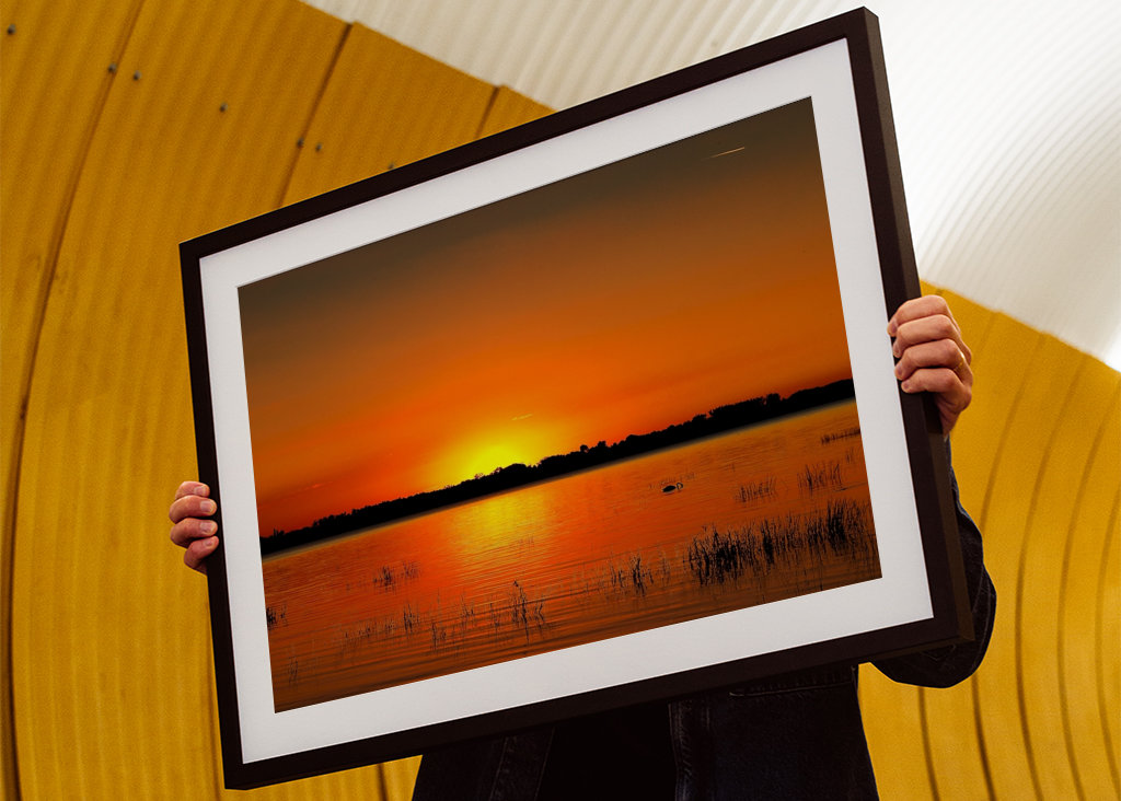 Zonsondergang Meer van Schwerin