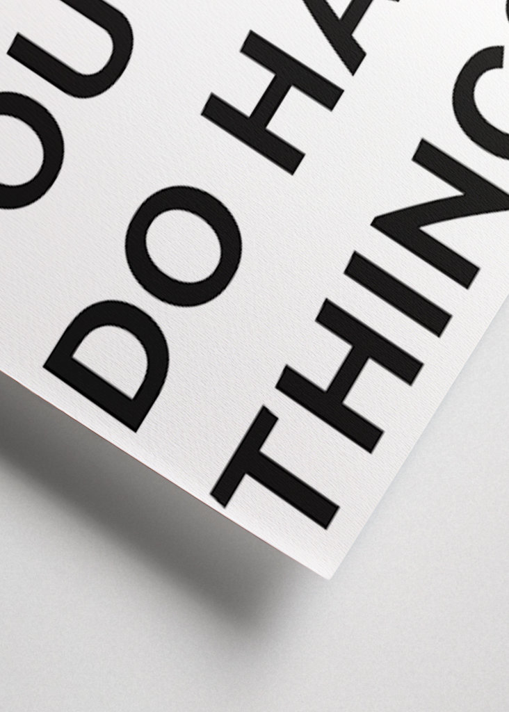 You can do hard things Poster