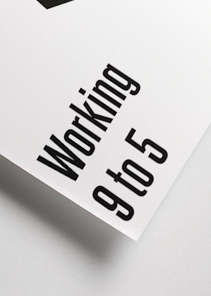 Arbeiten von 9 bis 17 Uhr