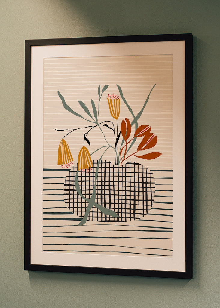 Midcentury plant pot