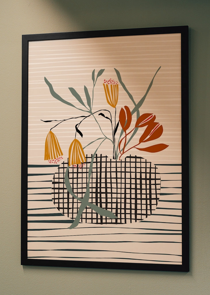 Midcentury plant pot