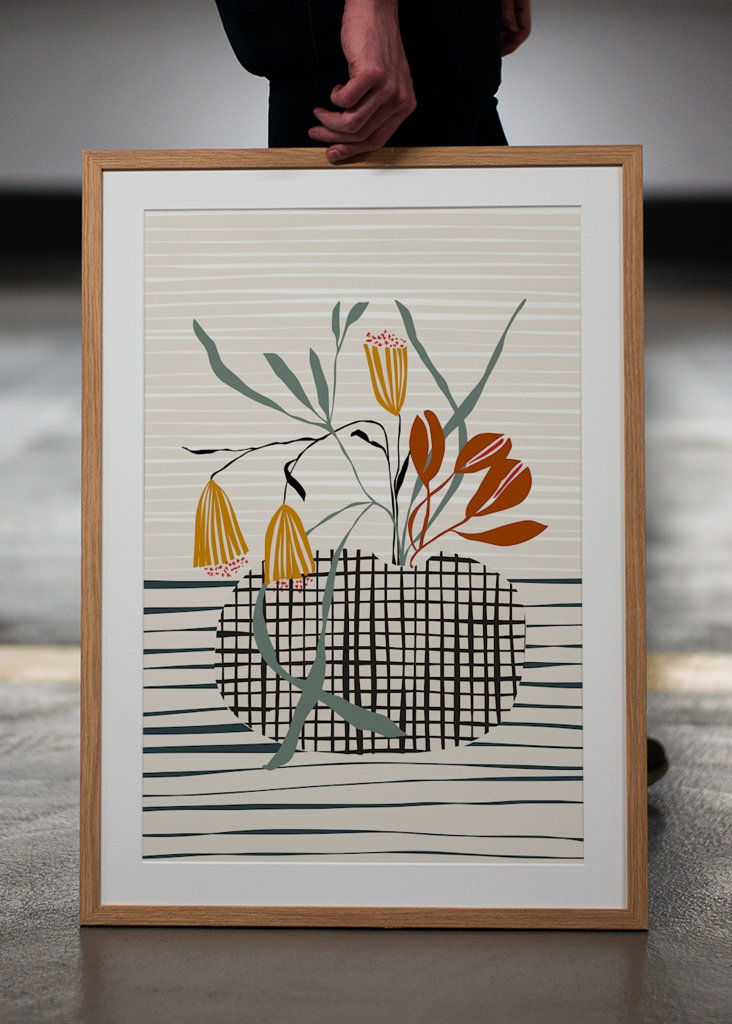 Midcentury plant pot