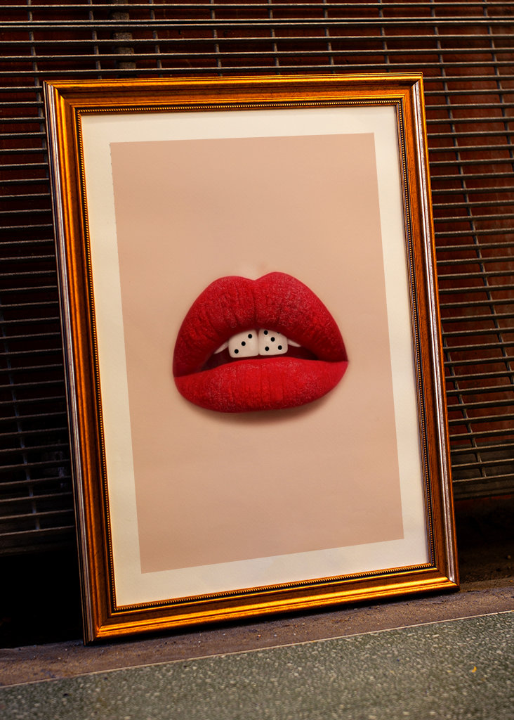 Glückliches Lächeln