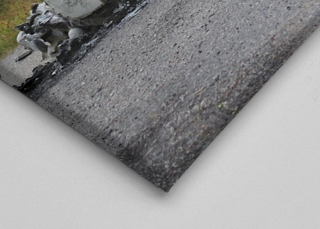 Spálené auto - Audi