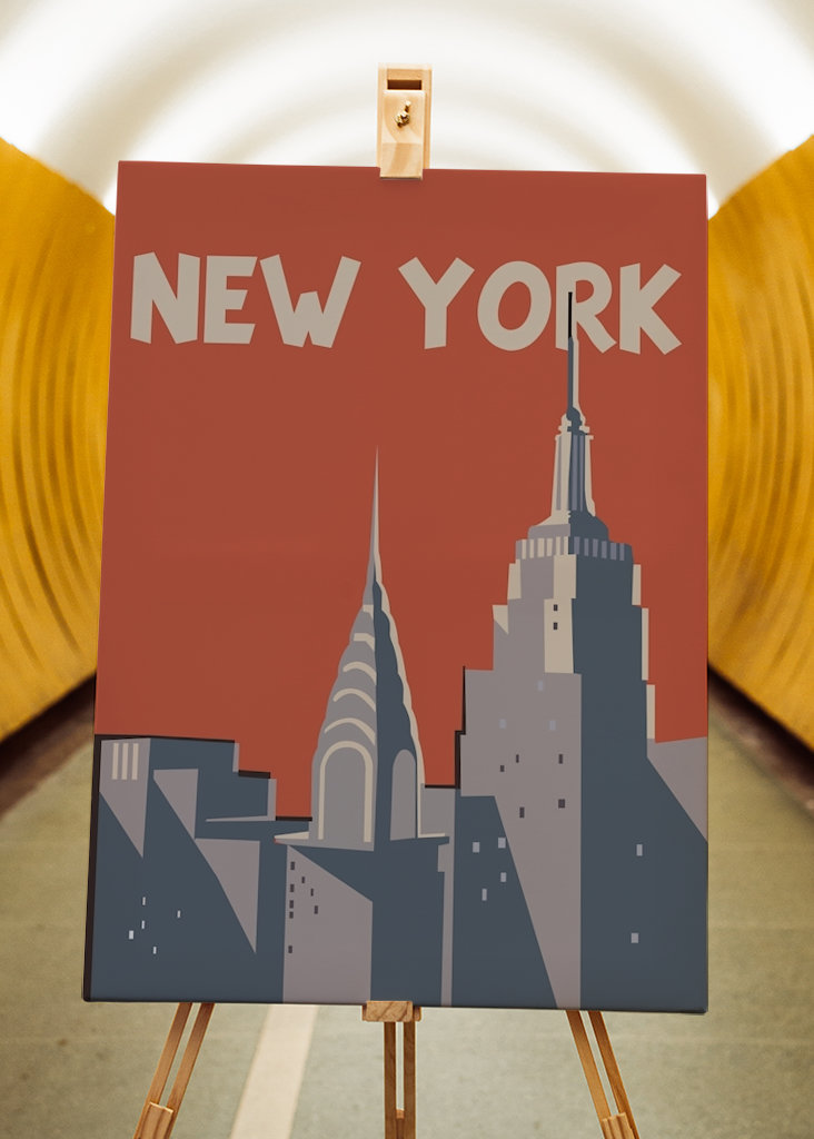 Plakát z New Yorku