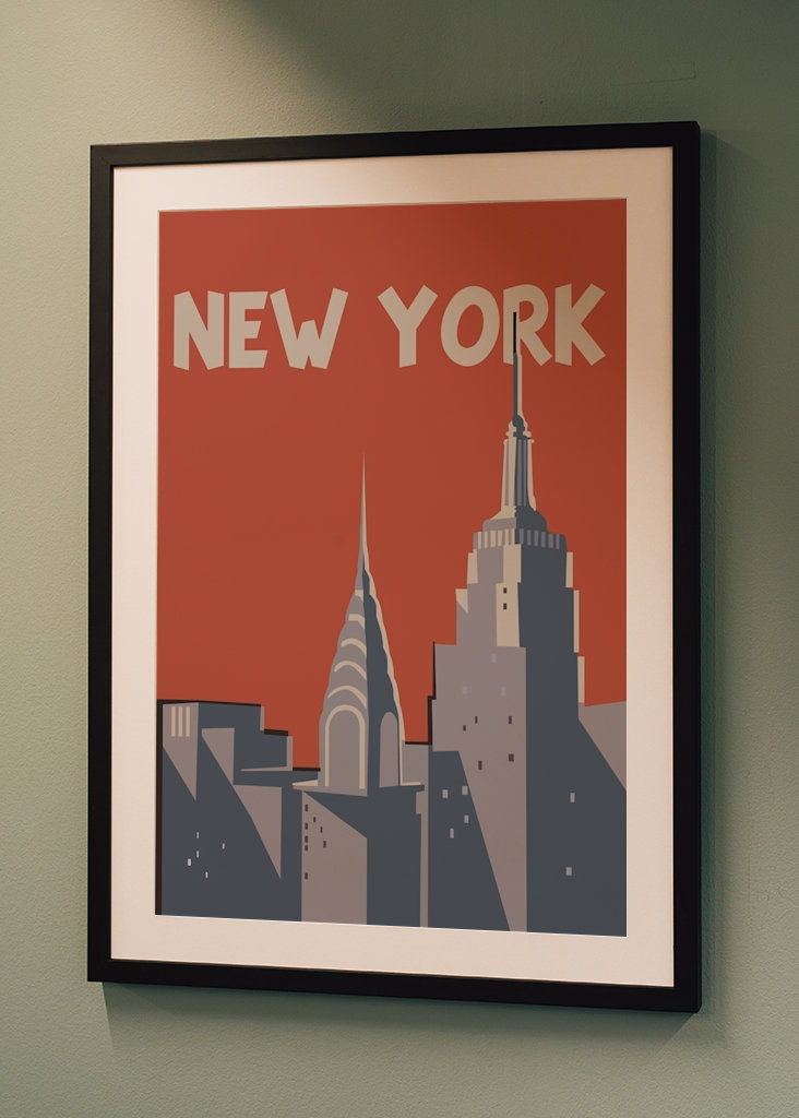 Plakát z New Yorku