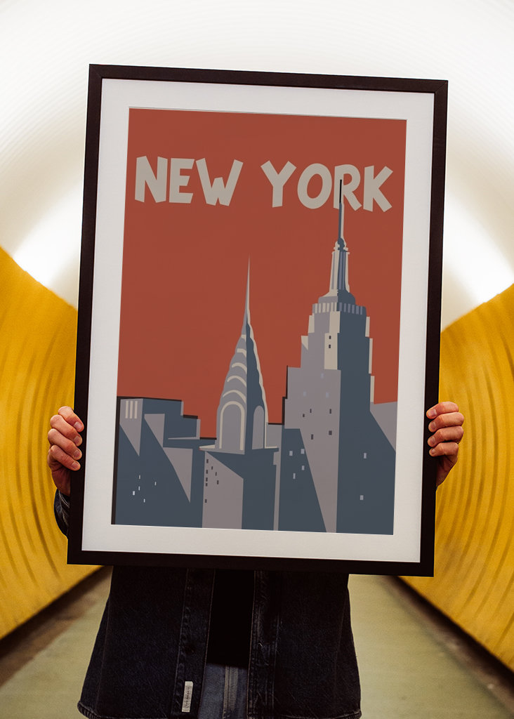 Plakát z New Yorku