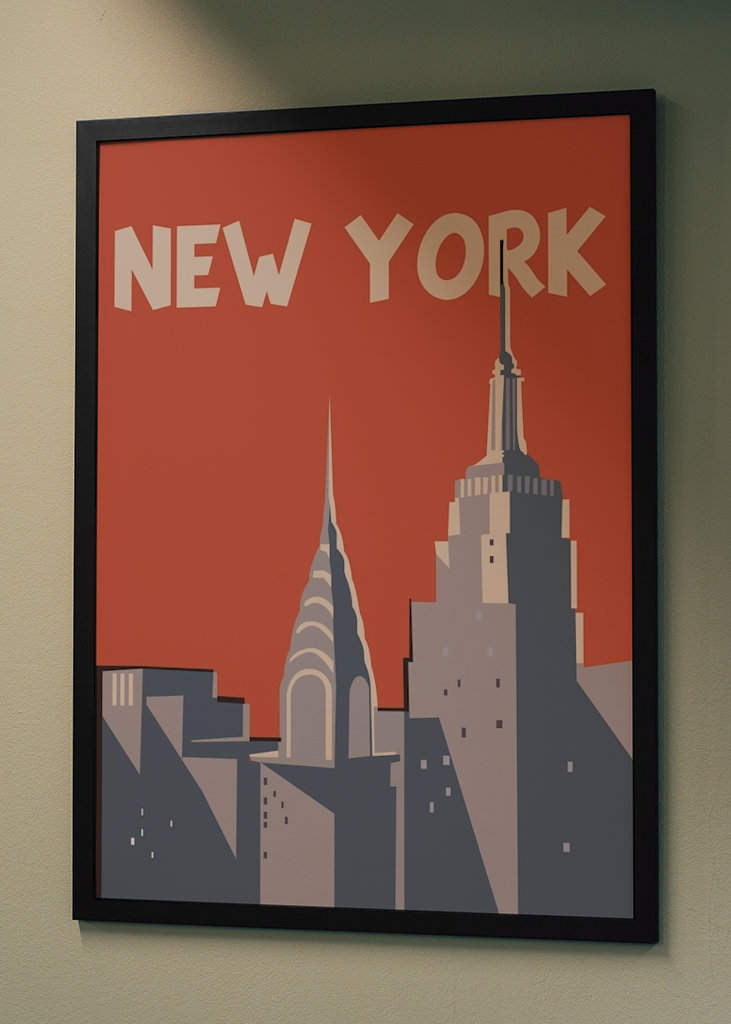 Plakát z New Yorku