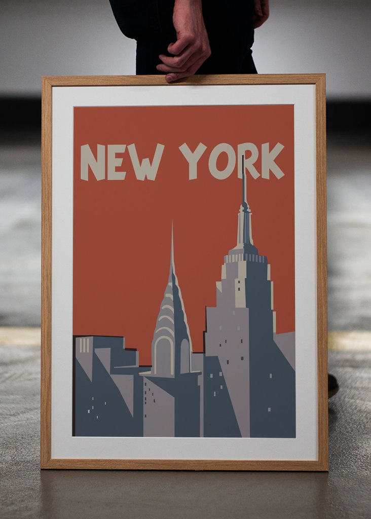 Plakát z New Yorku