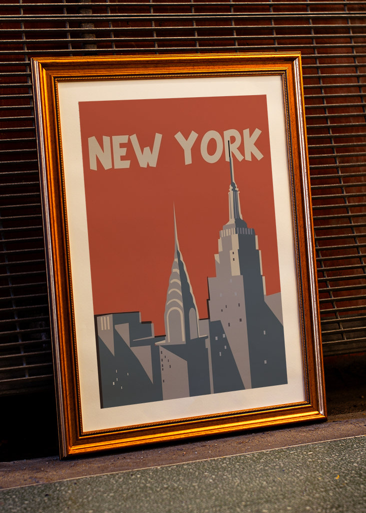 Plakát z New Yorku