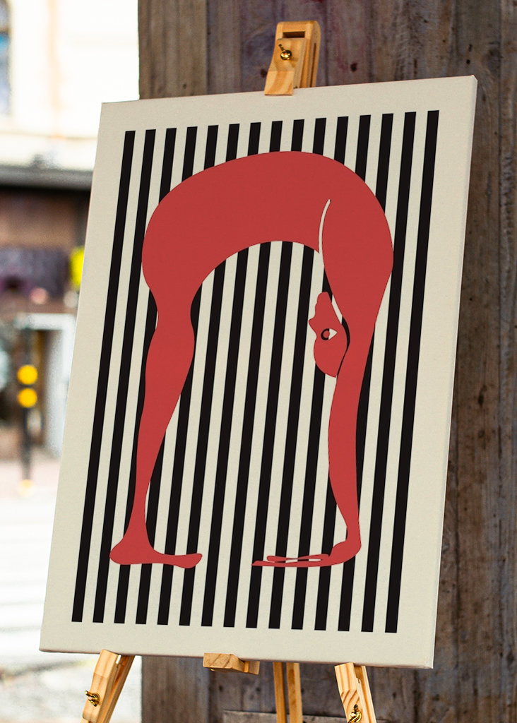 Yoga Botanisk Plakat