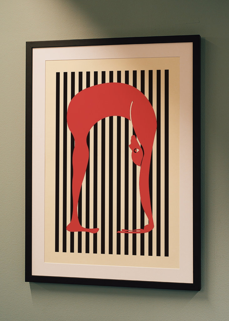 Yoga Botanisk Plakat