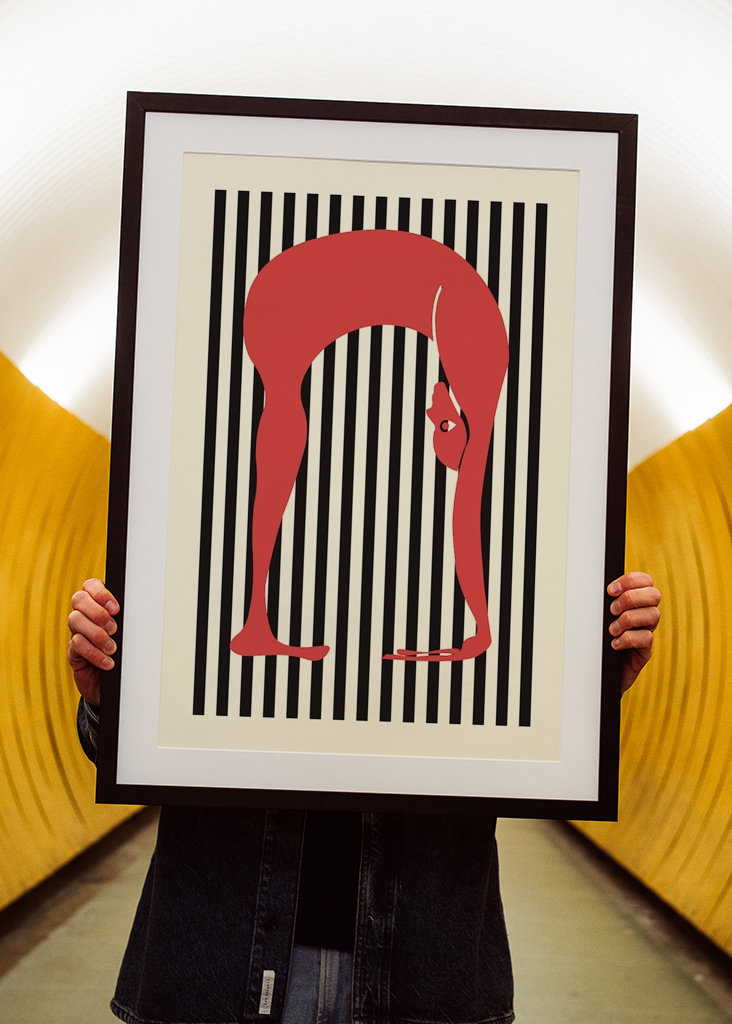 Yoga Botanisk Plakat