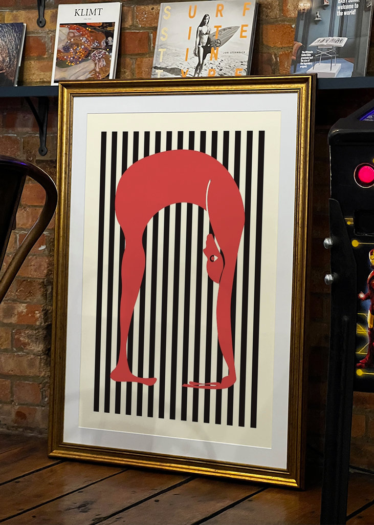 Yoga Botanisk Plakat