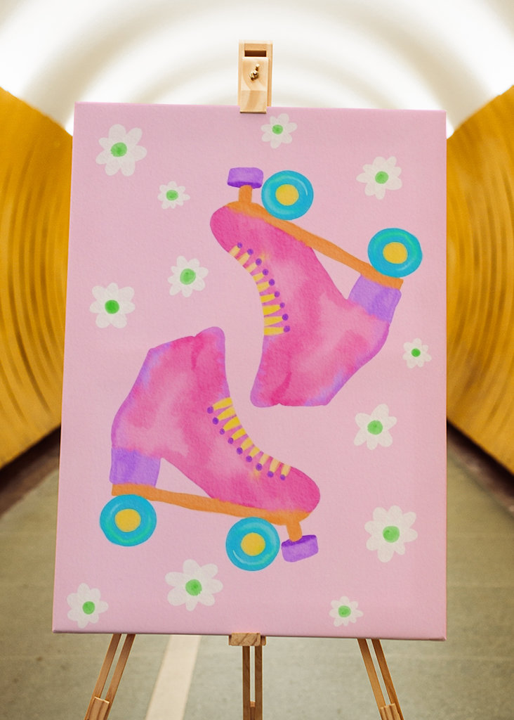 Patines rosas