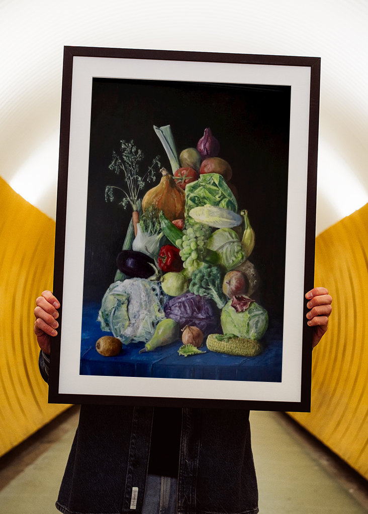 vegetables and fruit mountain 