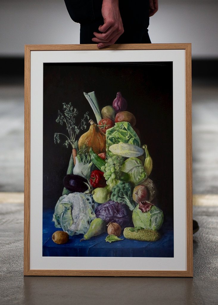 vegetables and fruit mountain 