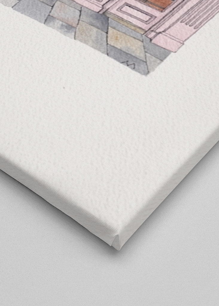 April og Bear aquarel 