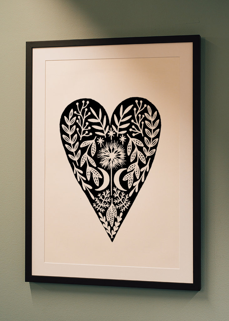 Botanický vzor srdce