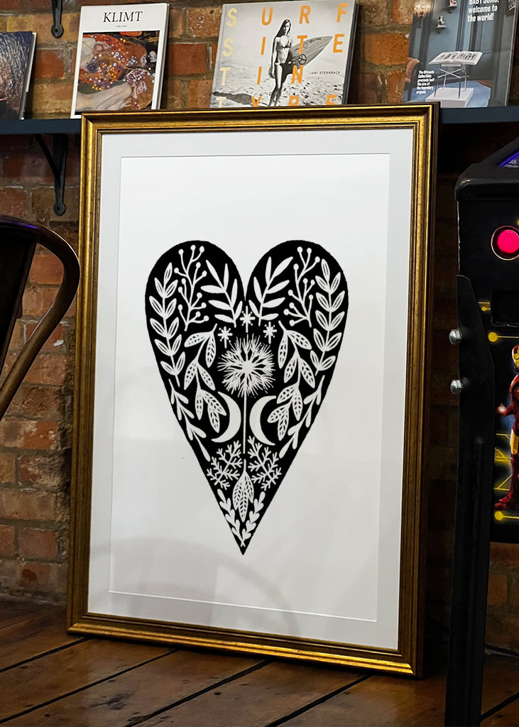 Botanický vzor srdce