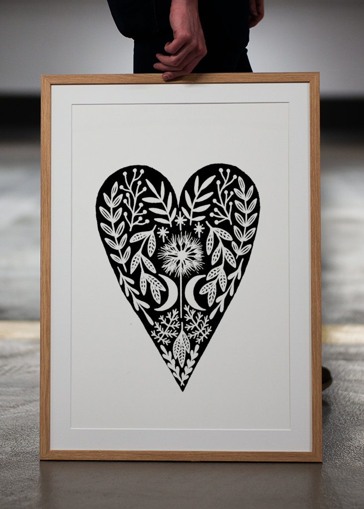 Botanický vzor srdce