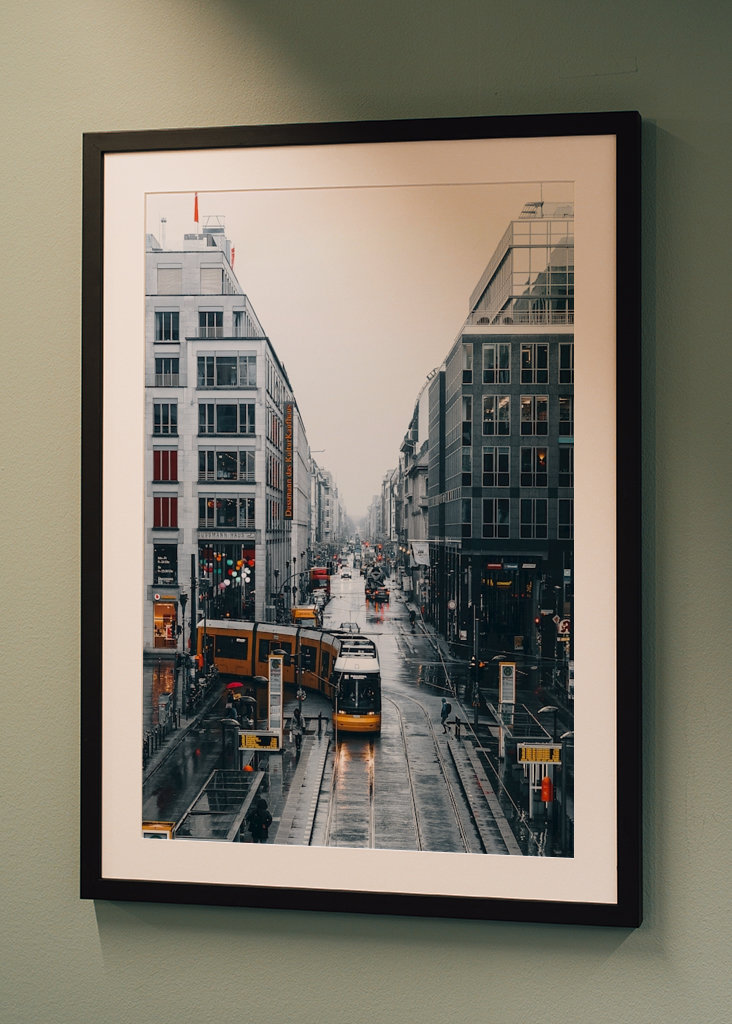 Berlin Friedrichstraße Regen
