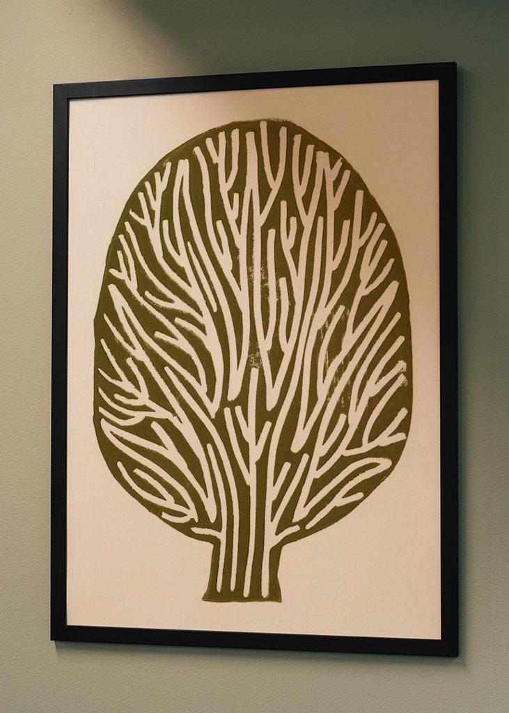 Linocut Tree #1