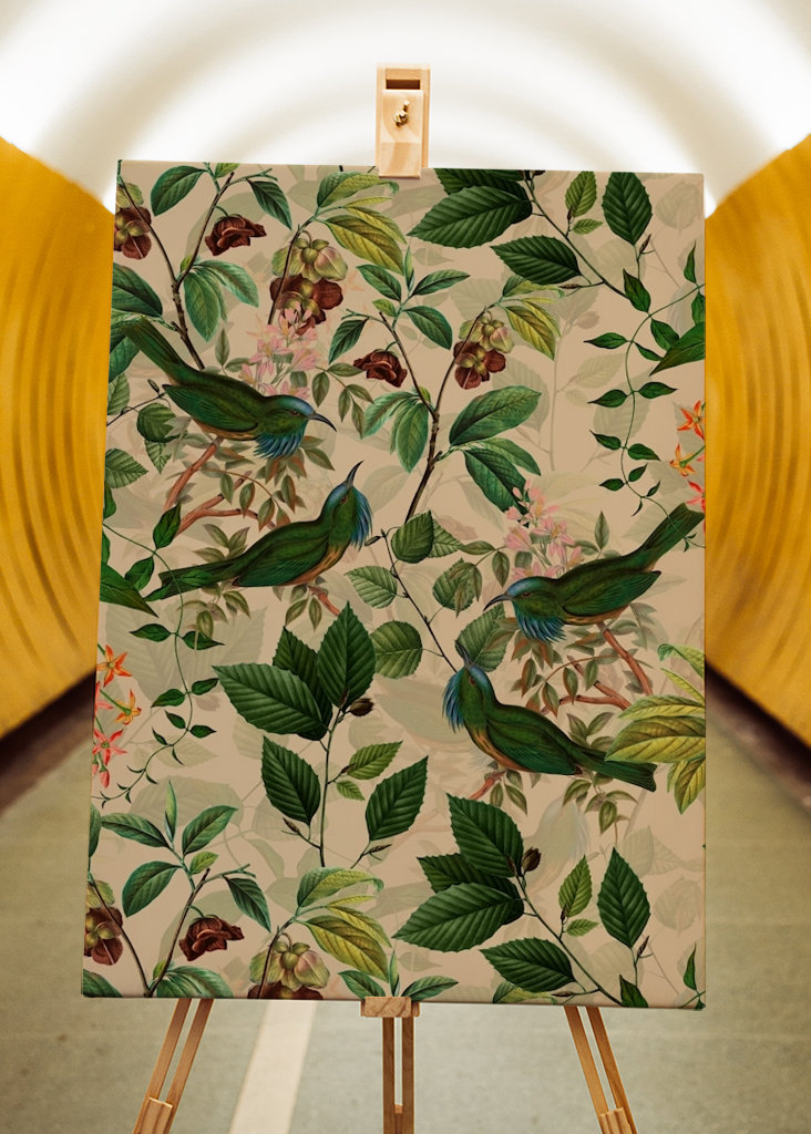 Tropikalny ogród ptaków