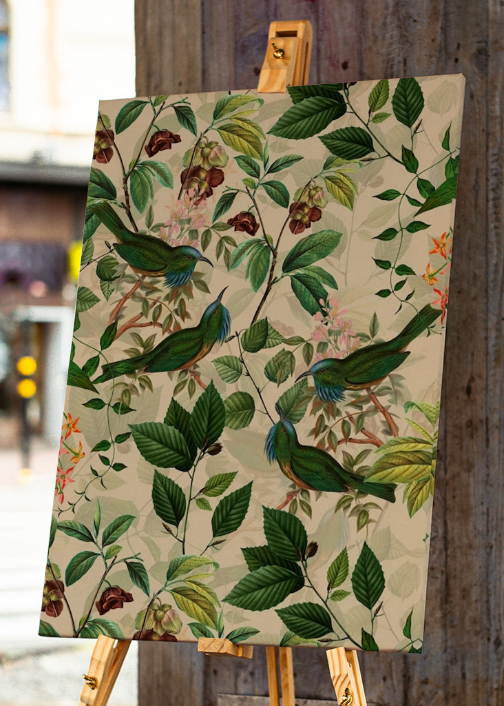 Tropikalny ogród ptaków