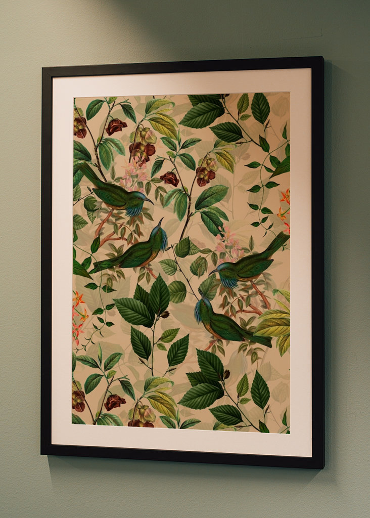 Tropikalny ogród ptaków