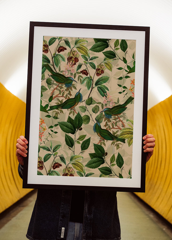 Tropikalny ogród ptaków