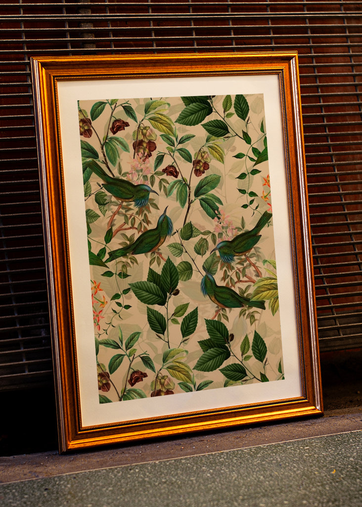 Tropikalny ogród ptaków