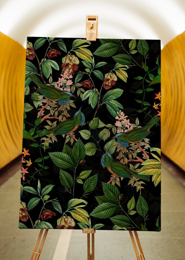 Tropikalny ptak nocny Dżungla