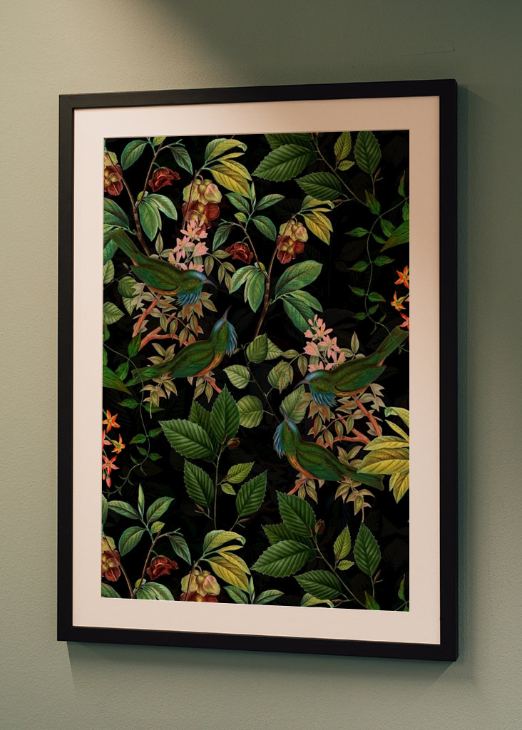 Tropikalny ptak nocny Dżungla