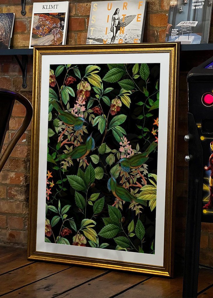 Tropikalny ptak nocny Dżungla