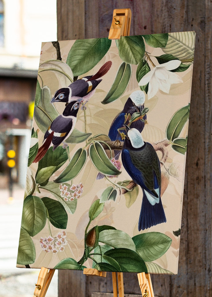 Tropikalny ogród ptaków