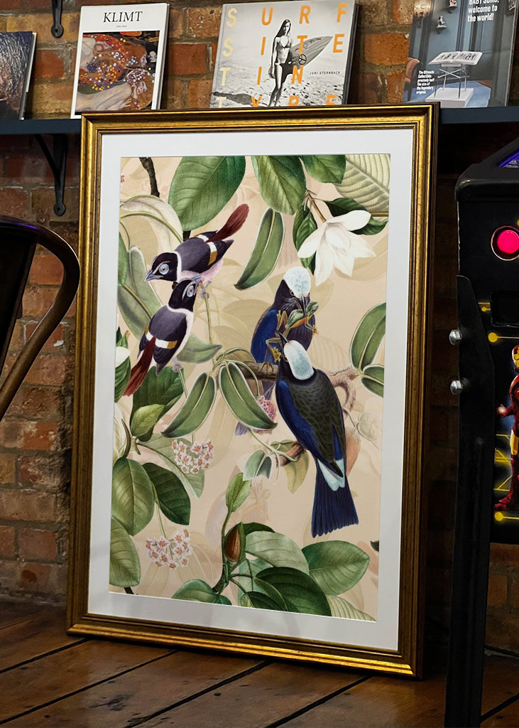 Tropikalny ogród ptaków