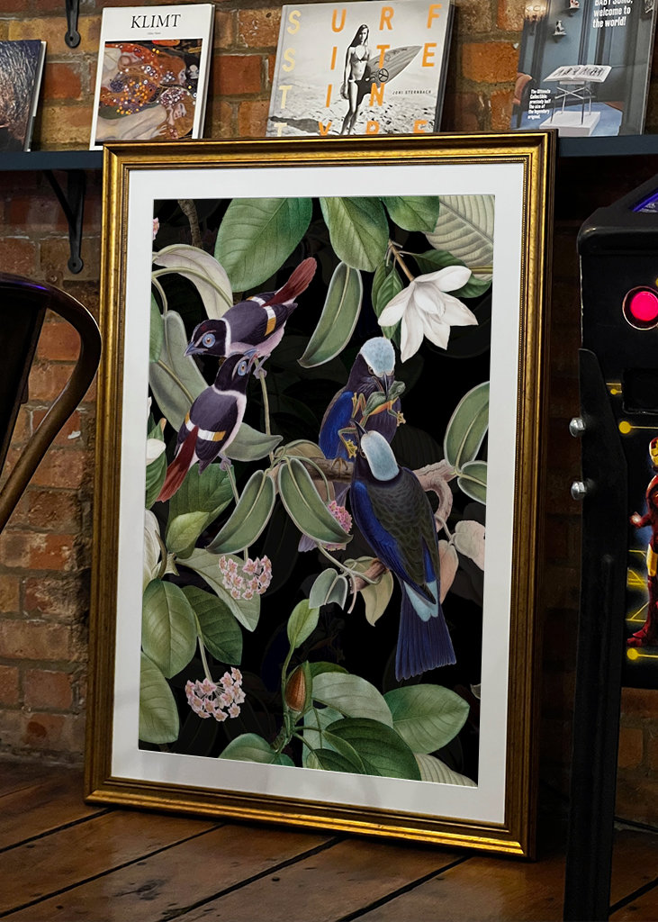 Tropical Night Birds Garden